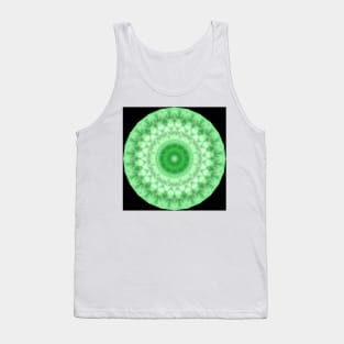 Window Light Mandala in Green Tank Top